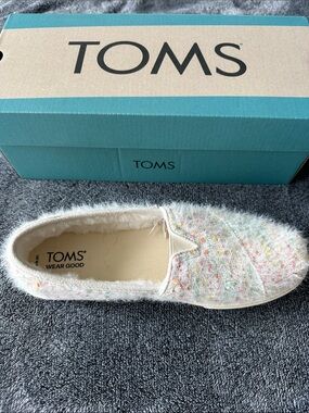 TOMS Alpargata Cupsole - chenille sweater knit/faux fur